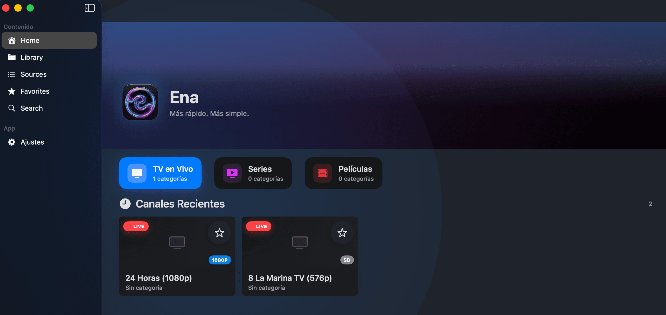 Tu centro de entretenimiento